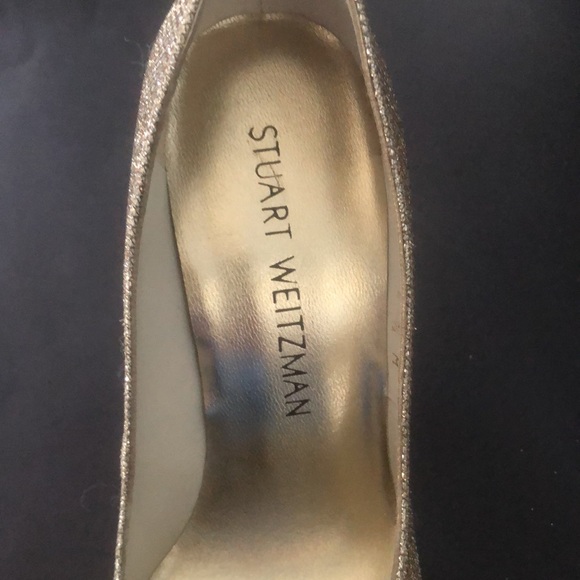 Stuart Weitzman Nouveaub 641 Platinum Noir, size 4.5 M, new in box with bag. - Picture 11 of 16
